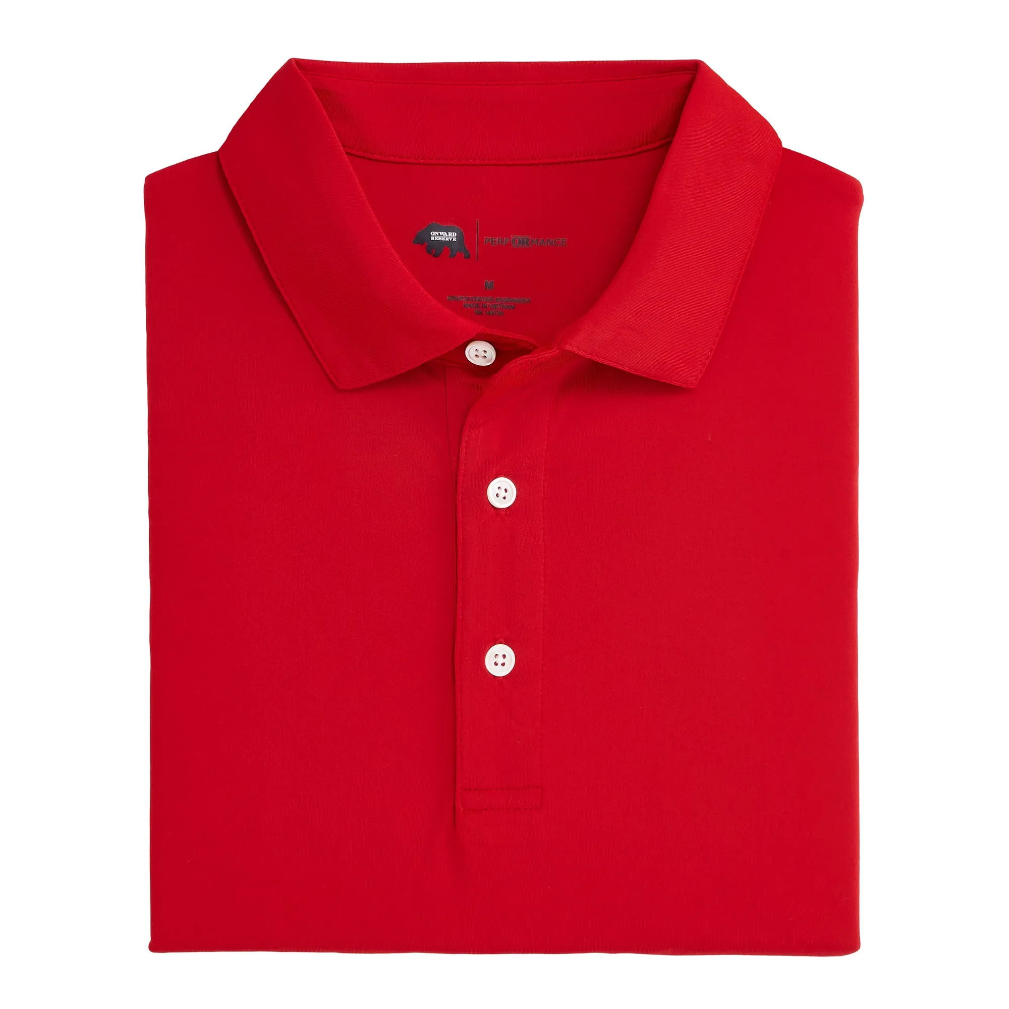 Solid Performance Polo - Red