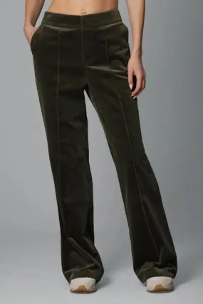 Stretch Corduroy Flare Trouser Spanish Moss