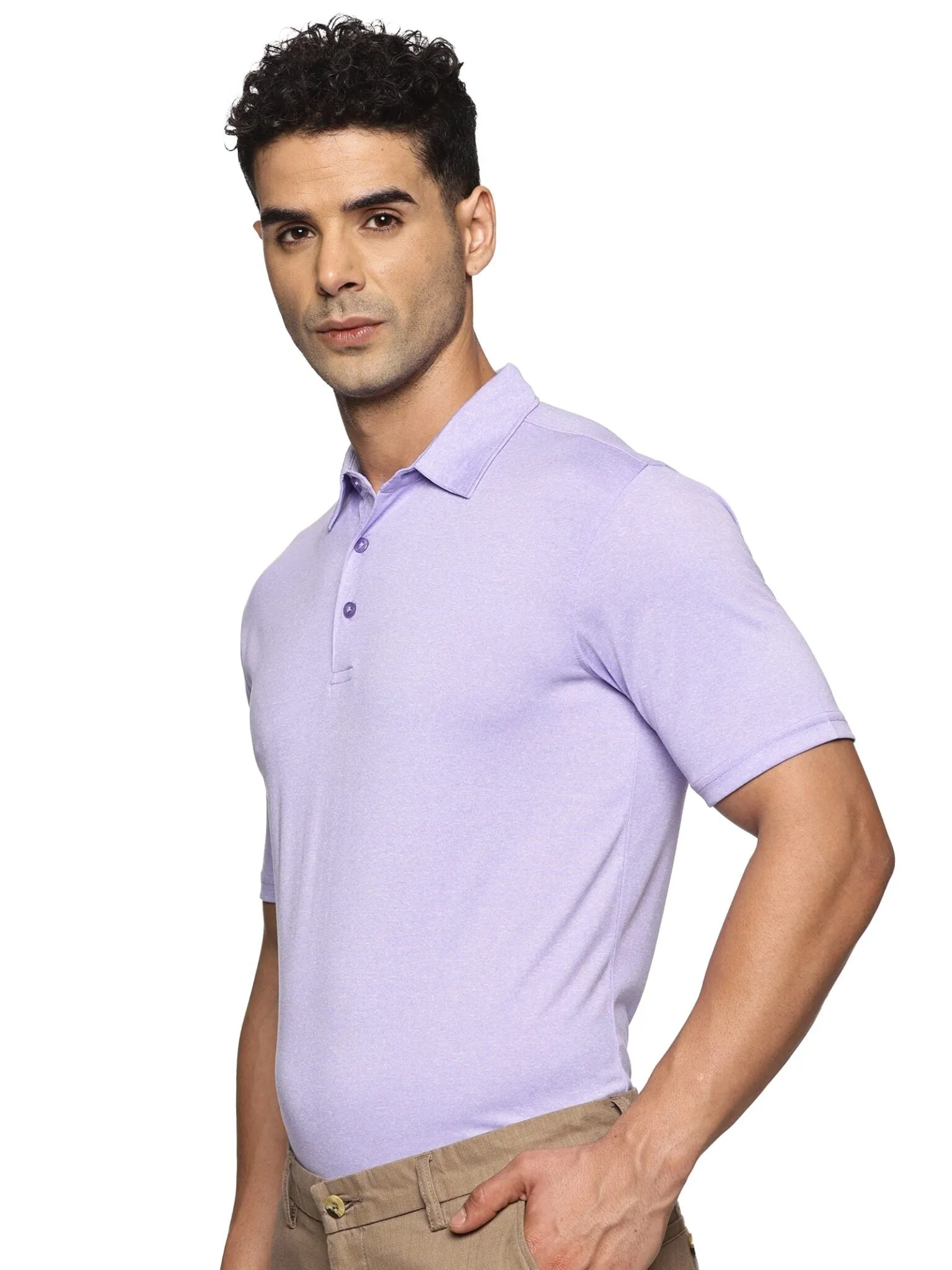 Styzen Mens Melange Golf Polo T- Shirt