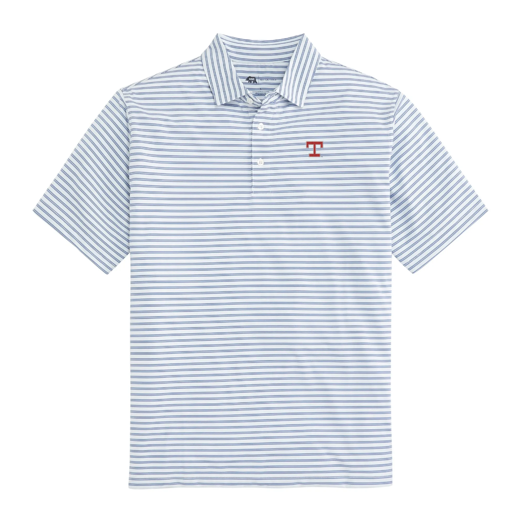 Texas Rangers Cooperstown Wedge Stripe Performance Polo