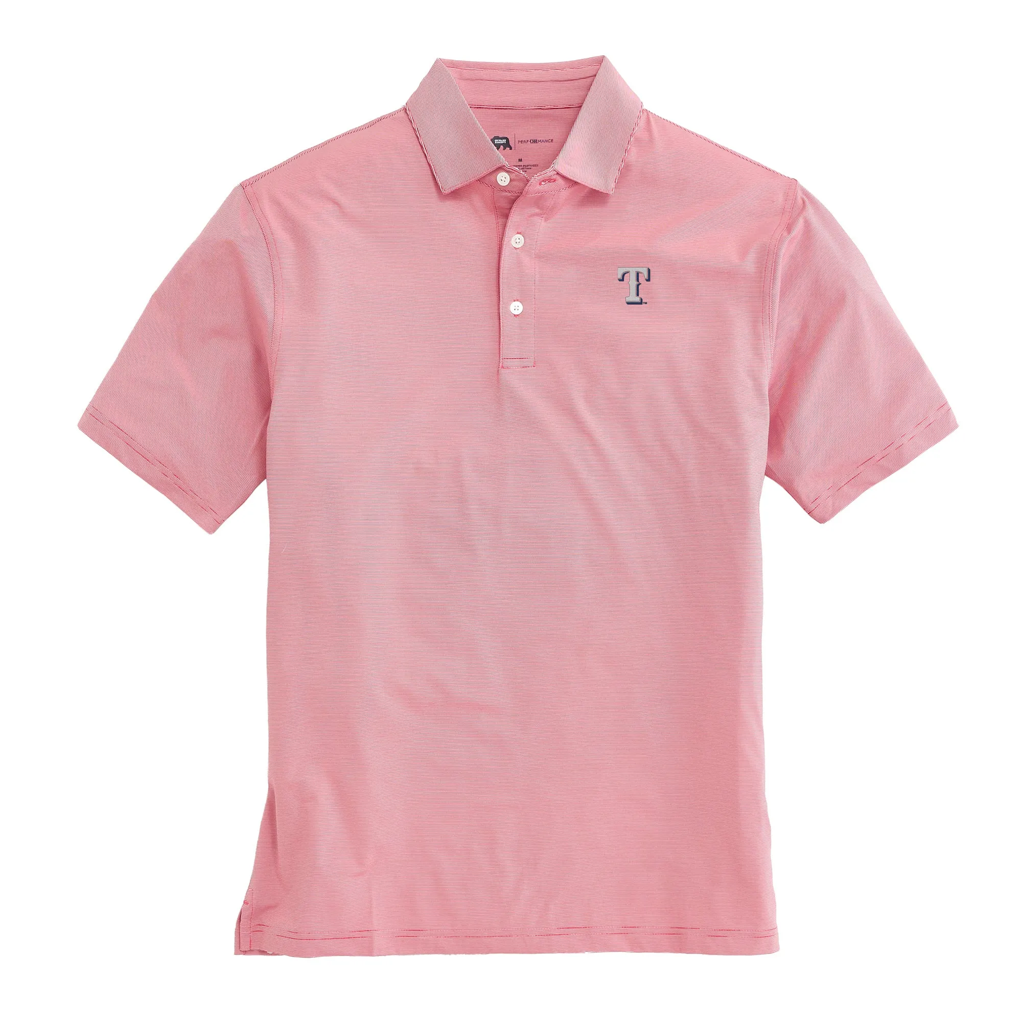 Texas Rangers Hairline Stripe Performance Polo