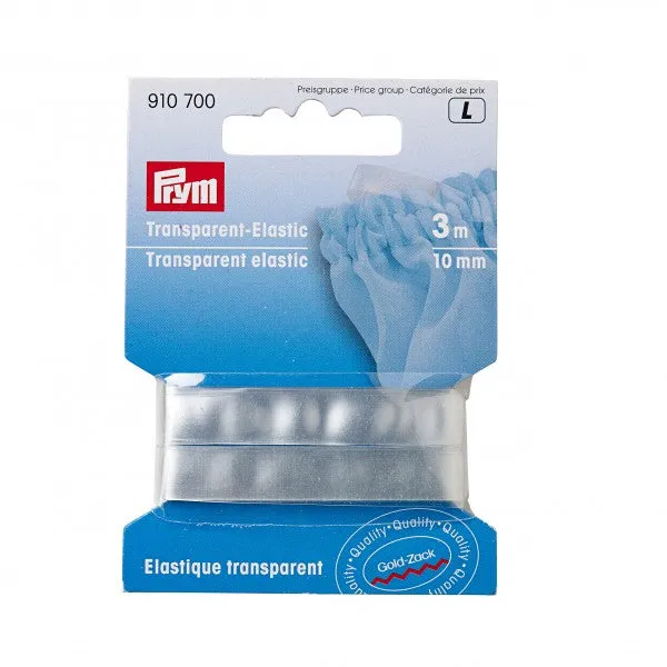 Transparent Elastic 10mm x 3m - Prym