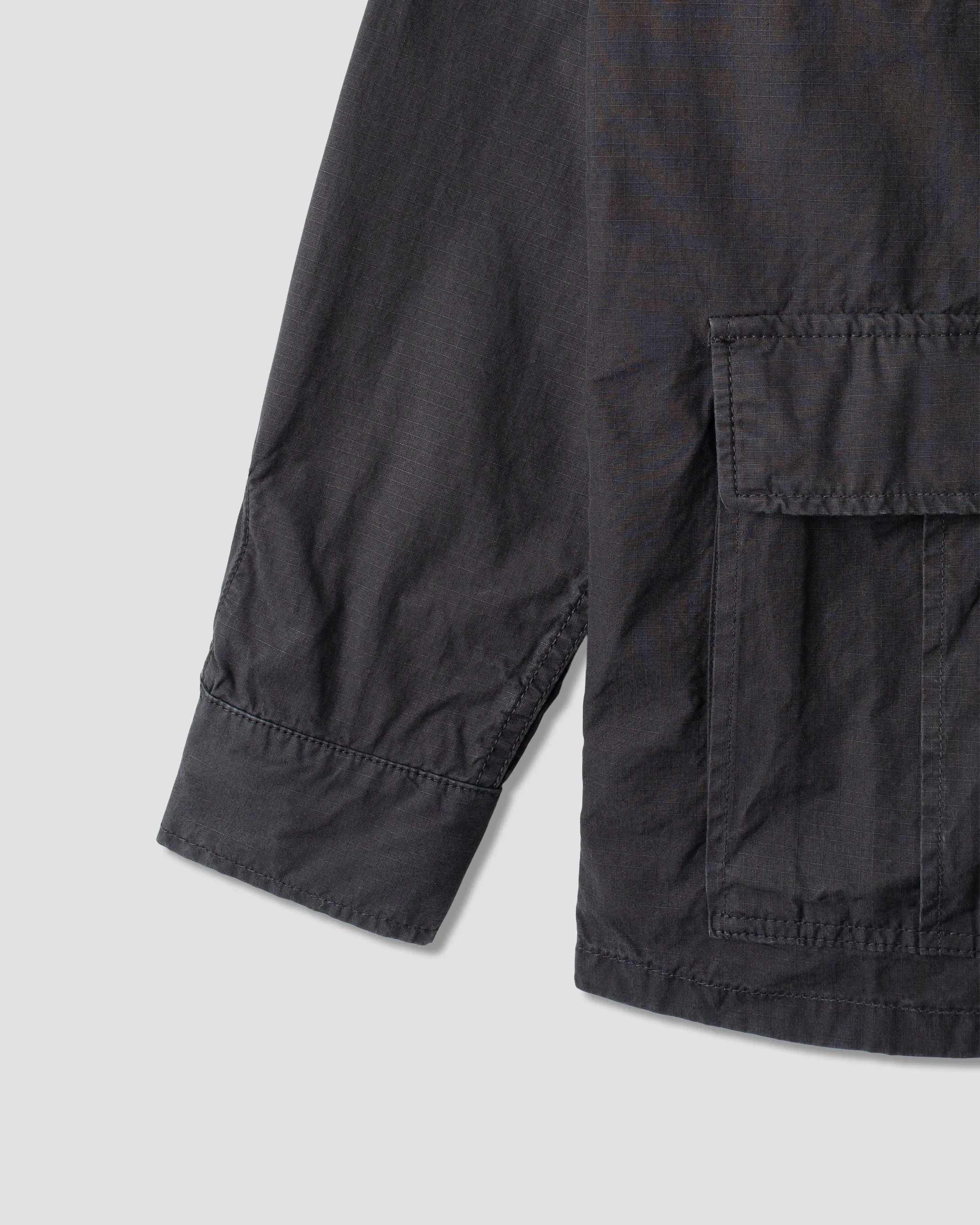 Utility Jacket Black Ripstop